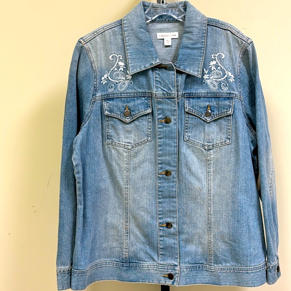 Plus Size Coldwater Creek denim jacket